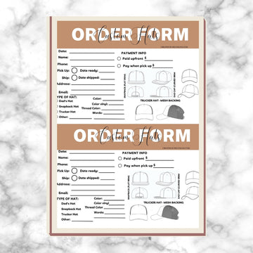 Custom Hat Form Pad