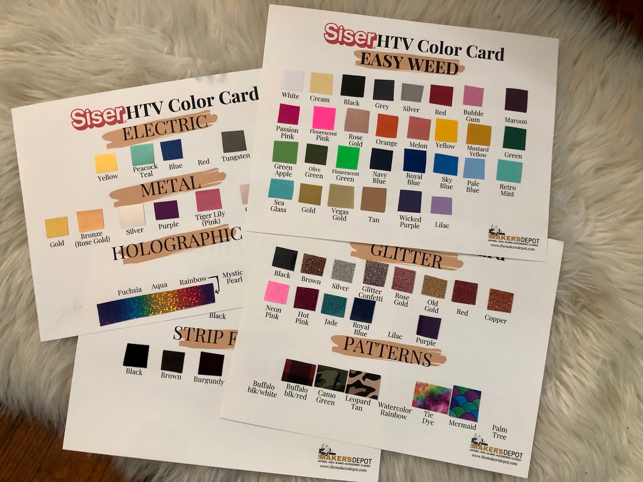 THD Siser Color Card