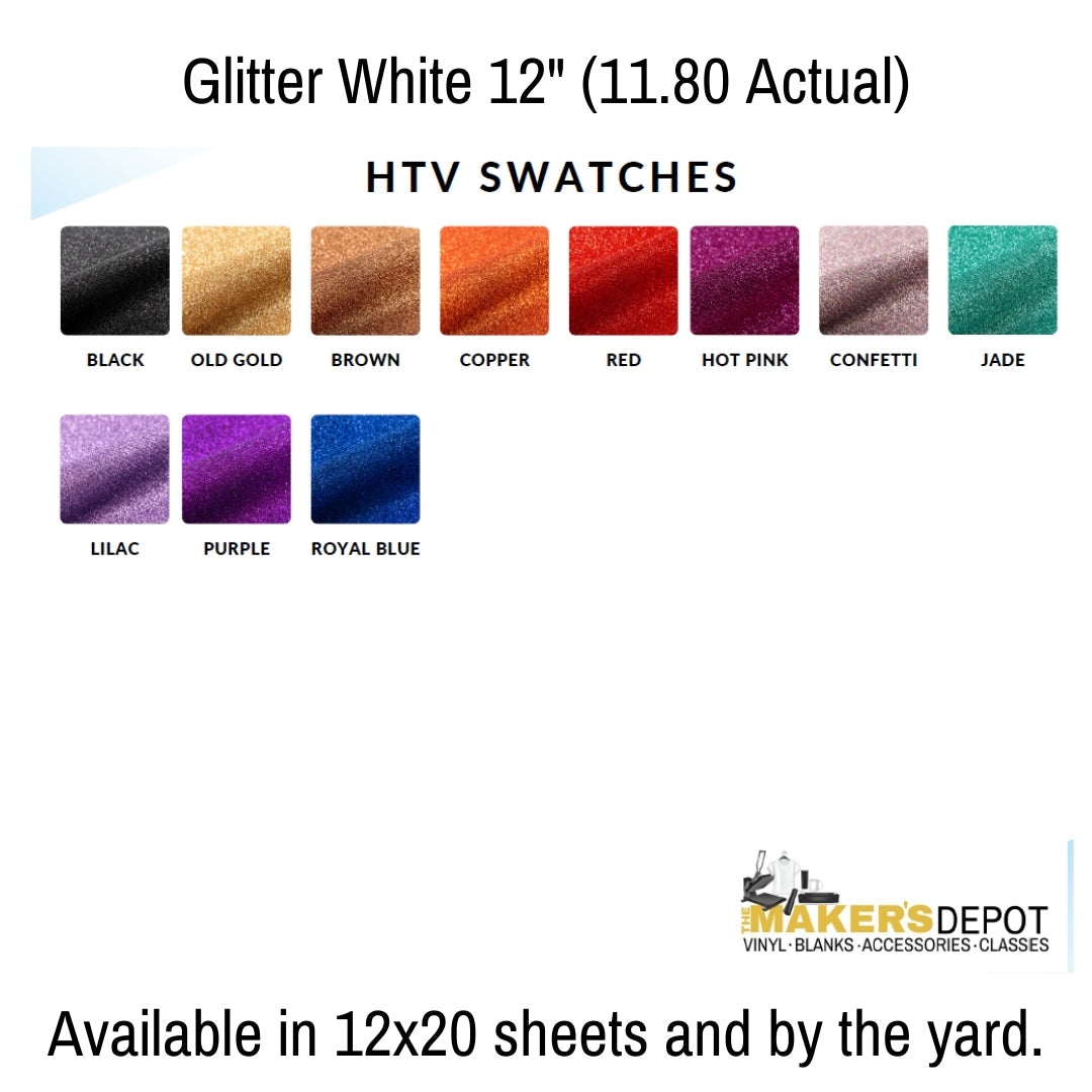 Glitter HTV 5 yard Rolls